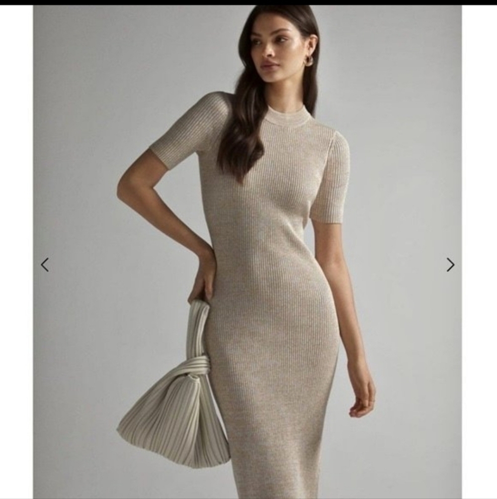TopShop Ribbed Knit Dress